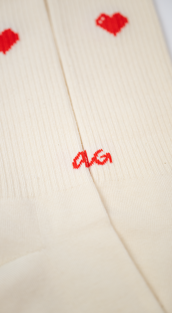 Athletic Icon Hearts | Off White
