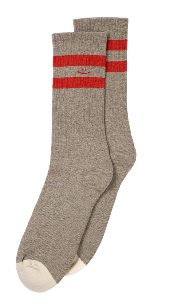 Athletic Smiley Stripes | Tobacco