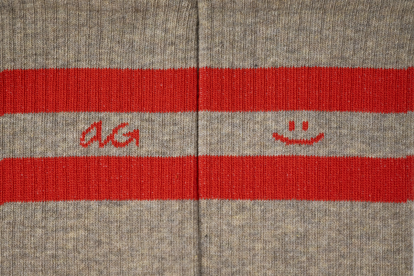 Athletic Smiley Stripes | Tobacco