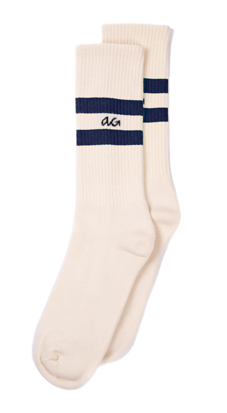 Athletic Organic Stripes | Navy