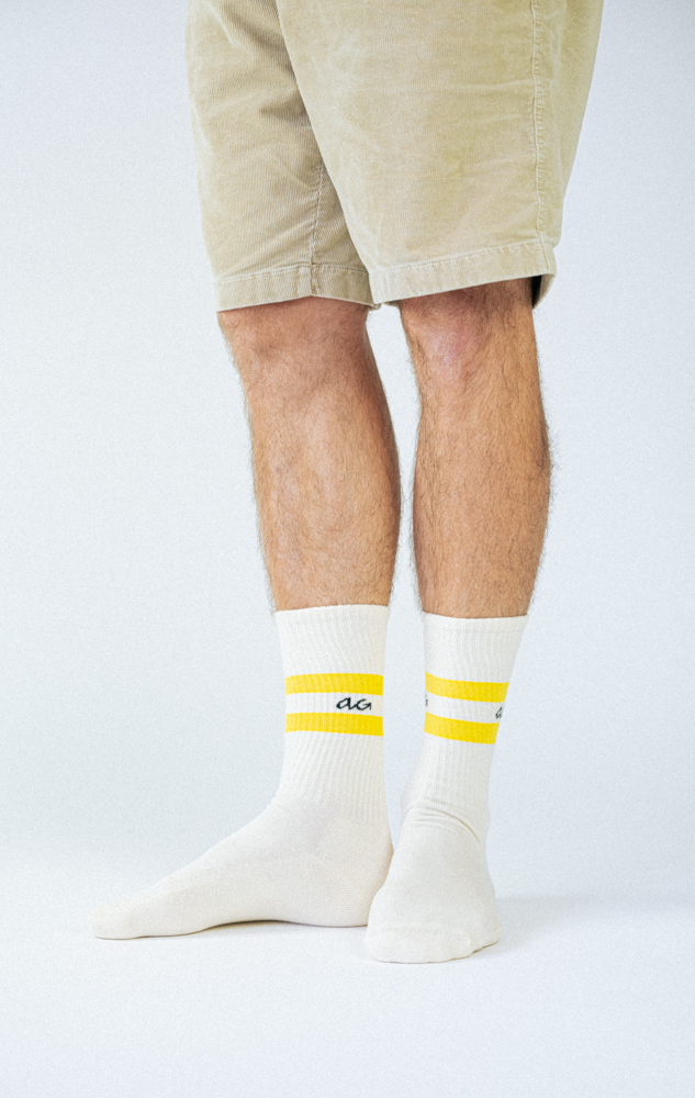 Athletic Organic Stripes | Yellow
