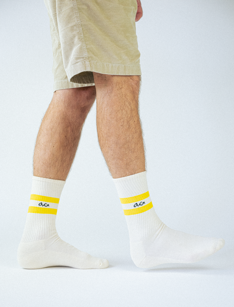 Athletic Organic Stripes | Yellow