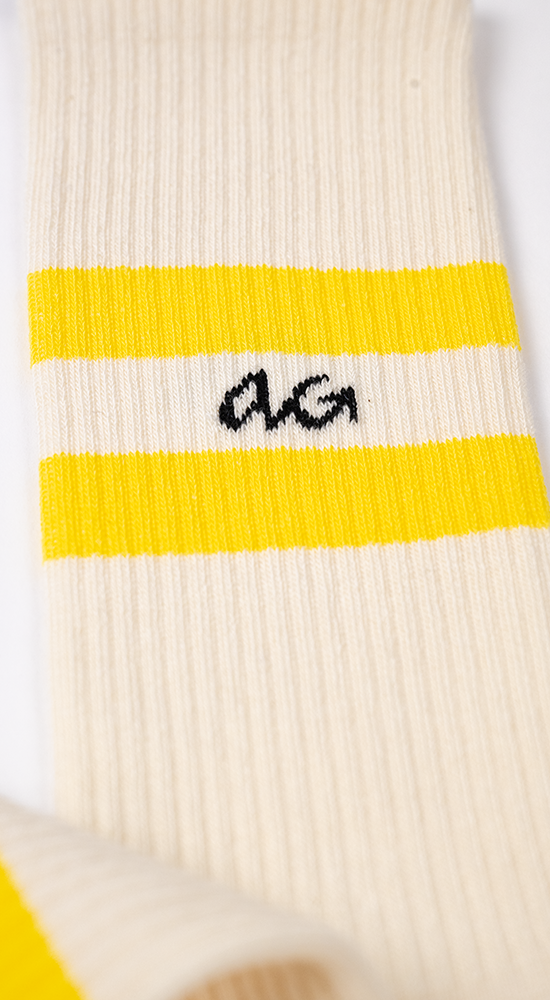 Athletic Organic Stripes | Yellow