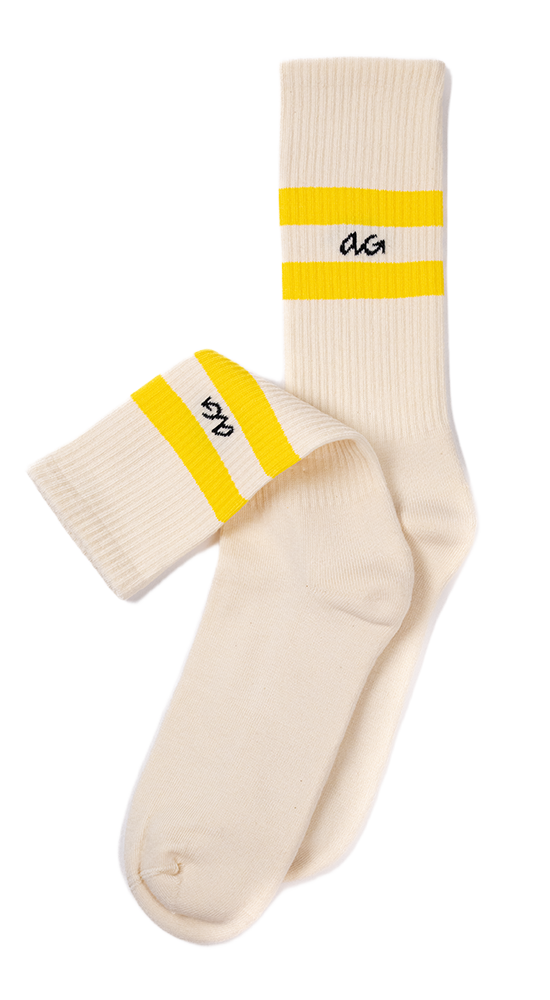Athletic Organic Stripes | Yellow