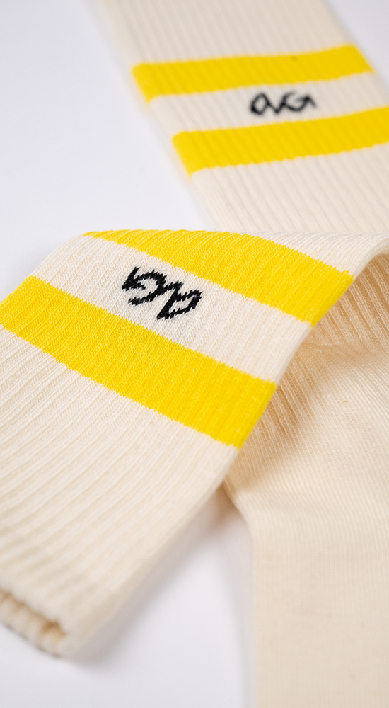 Athletic Organic Stripes | Yellow