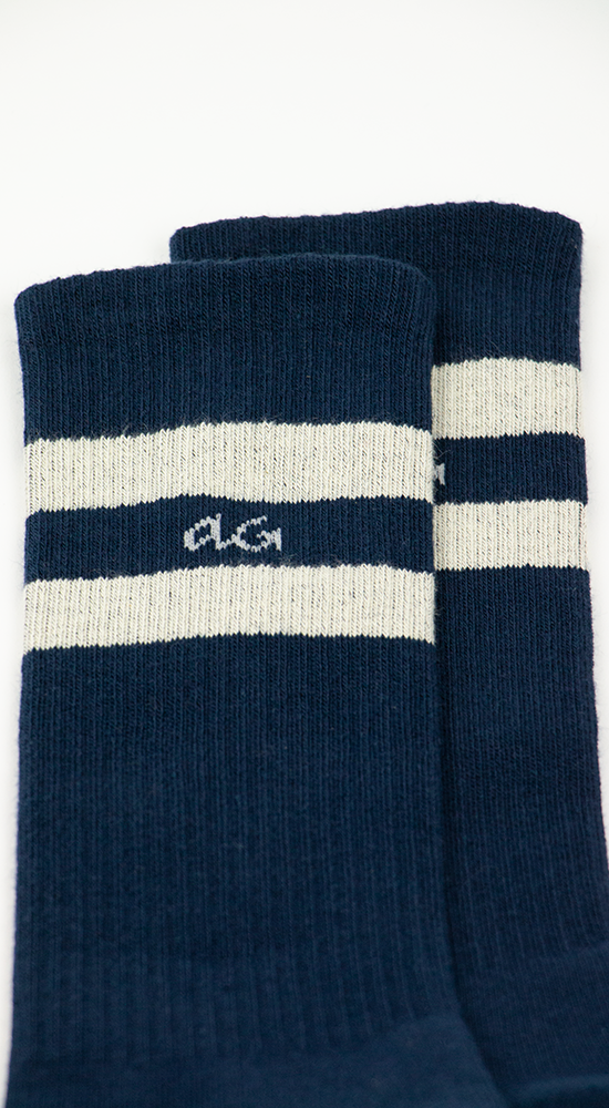 Athletic Organic Stripes | Off White