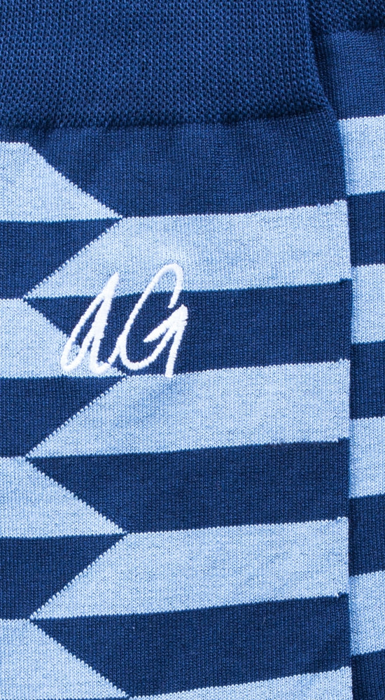 Don Offset Stripes | Navy