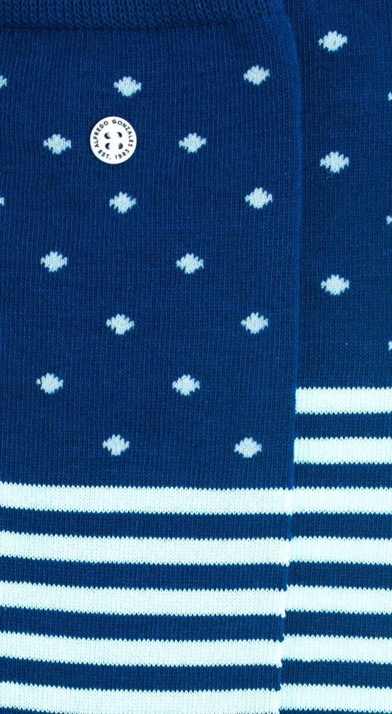 Dots & Stripes | Navy
