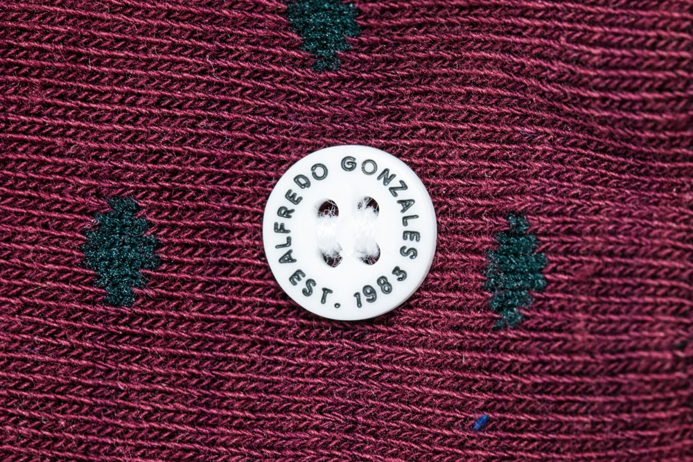 Dots & Stripes | Bordeaux