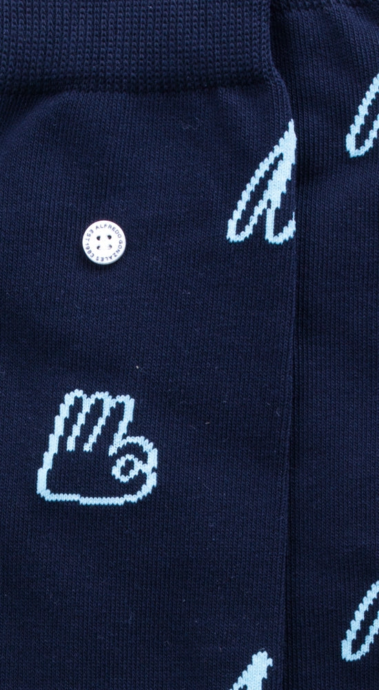 Everything's Oke Logo Sock | Navy