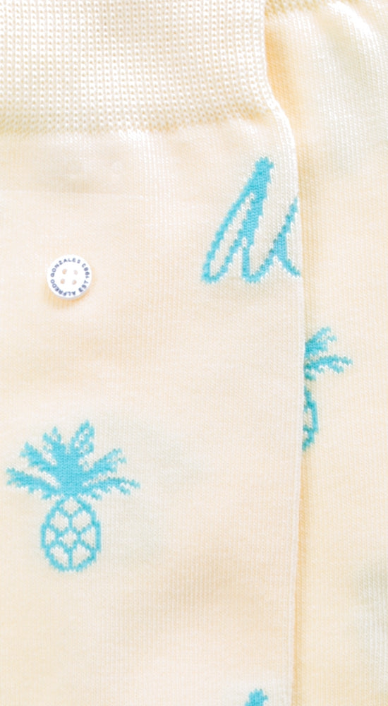 Pineapple Logo Sock | Yellow