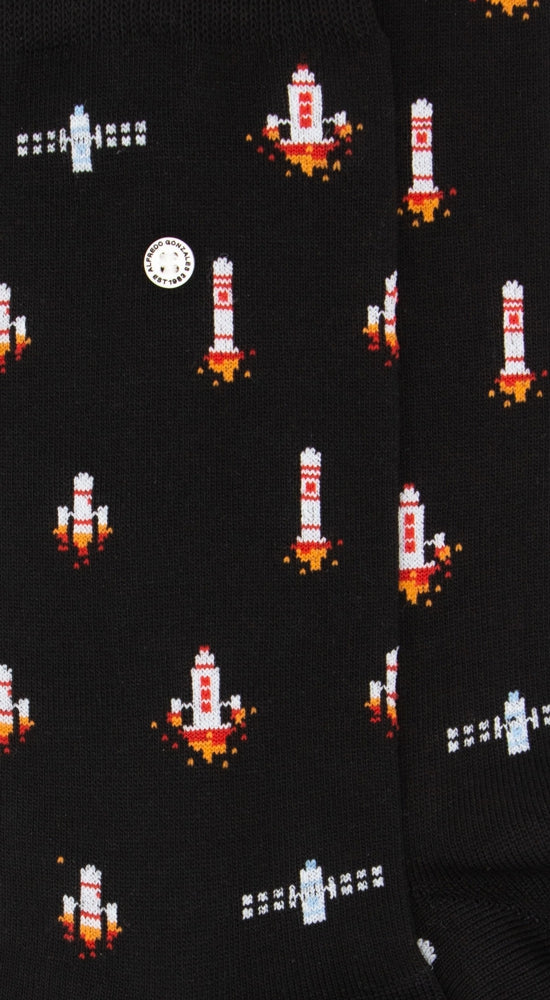 Rockets in Space | Black
