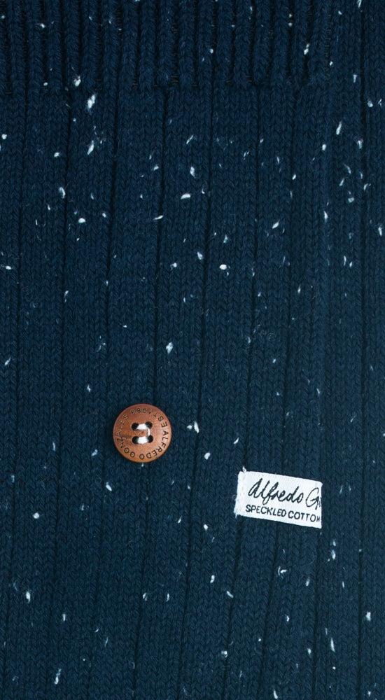 Speckled Cotton | Navy