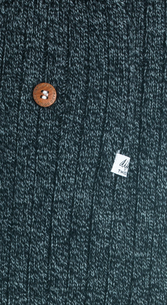 Twisted Wool Black/Grey | Black