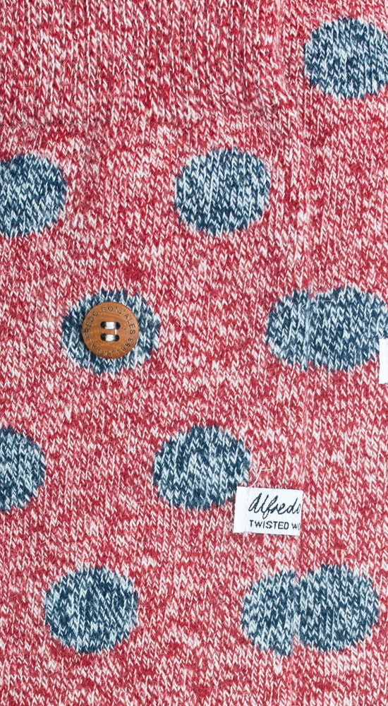 Twisted Wool Dots | Red