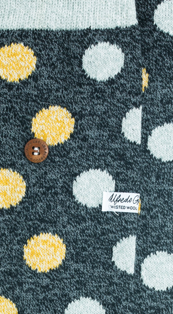 Twisted Wool Dots | Black