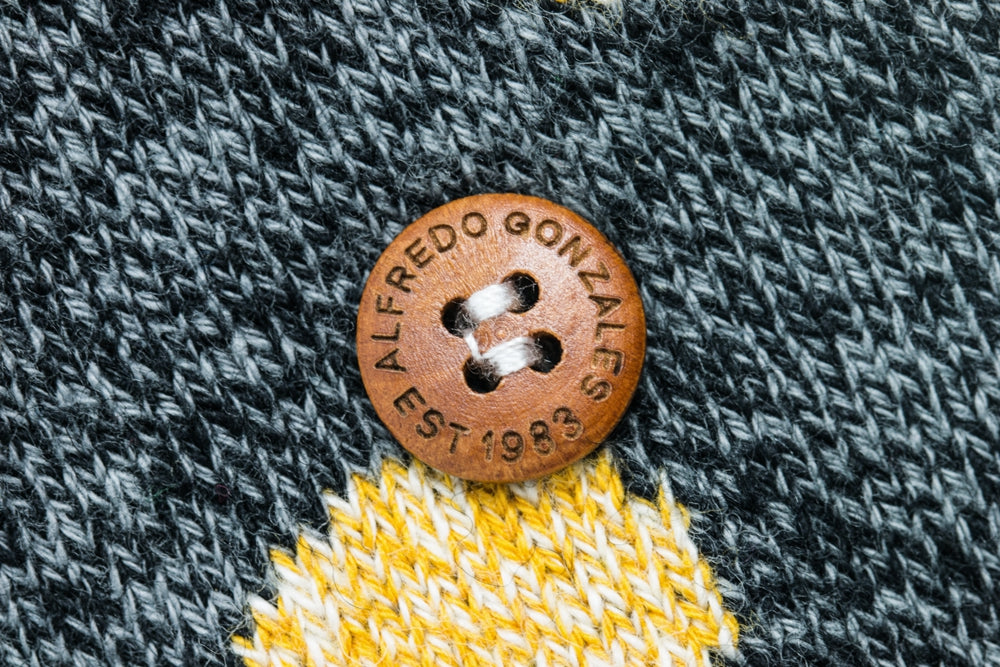 Twisted Wool Dots | Black