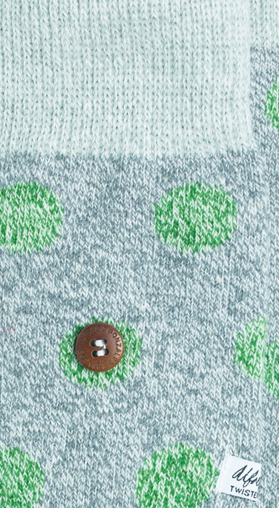 Twisted Wool Dots | Grey