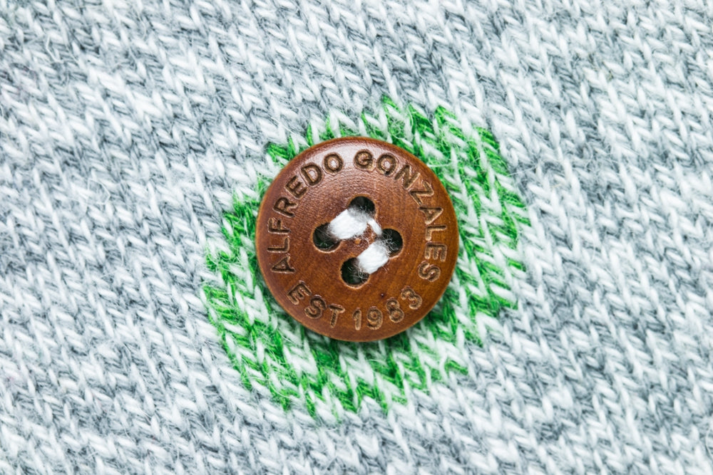 Twisted Wool Dots | Grey