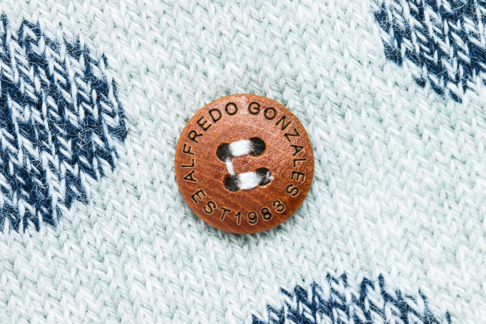 Twisted Wool Dots | Light Grey