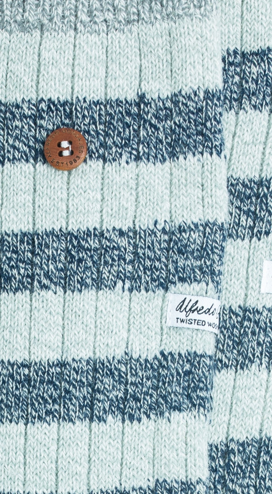 Twisted Wool Stripes | Light Grey