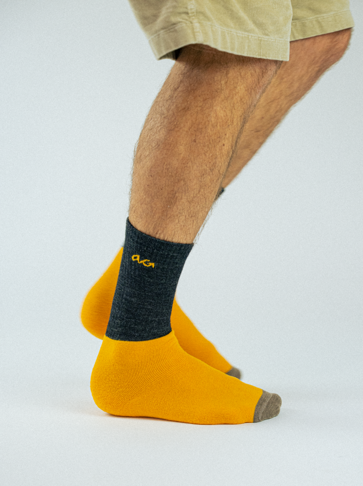 Merino Hike Booty | Yellow