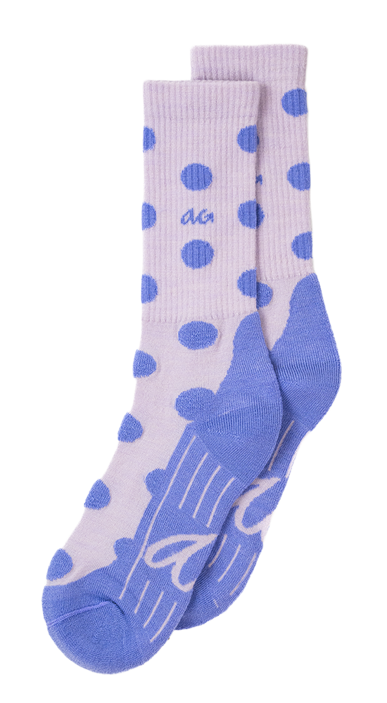 Merino Hike Dots | Lila