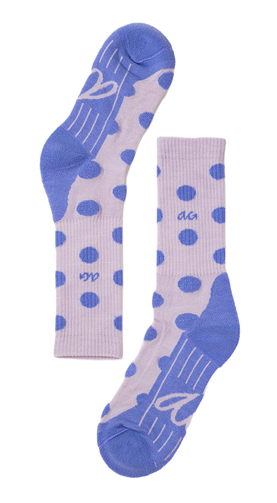 Merino Hike Dots | Lila