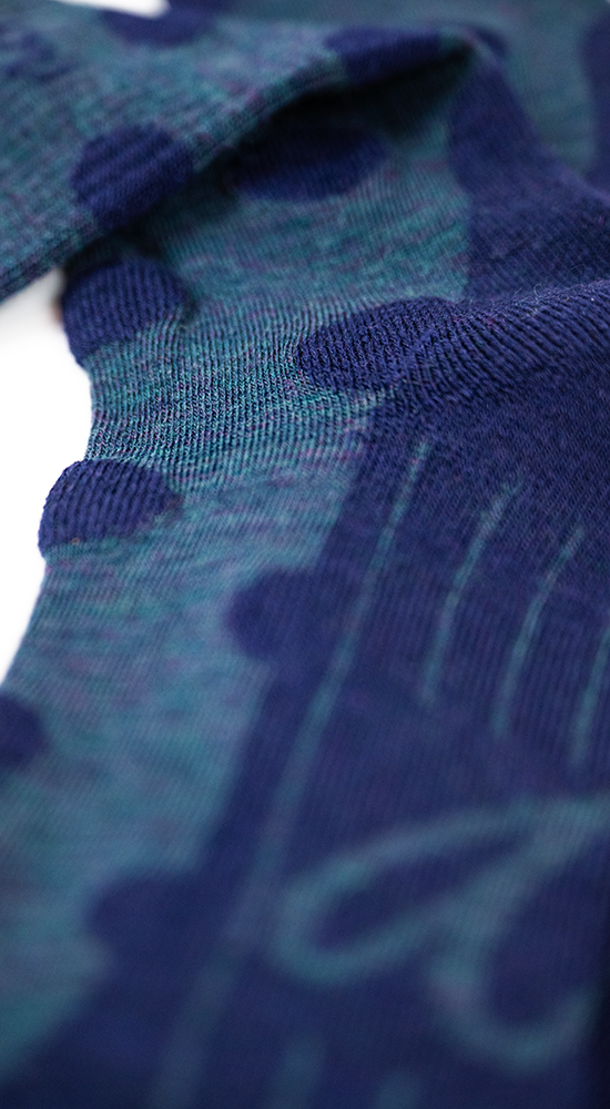 Merino Hike Dots | Petrol
