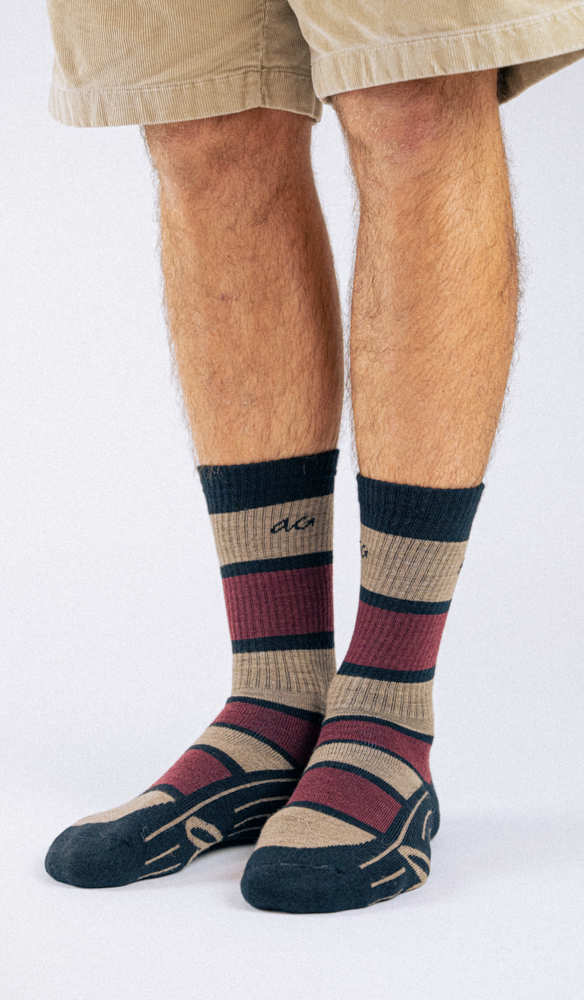 Merino Hike Patch | Bordeaux