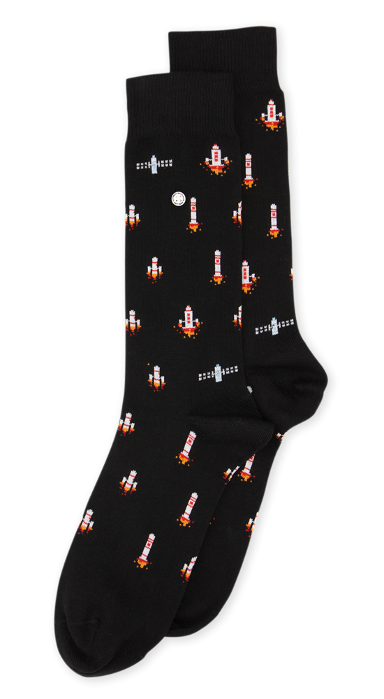 Rockets in Space | Black