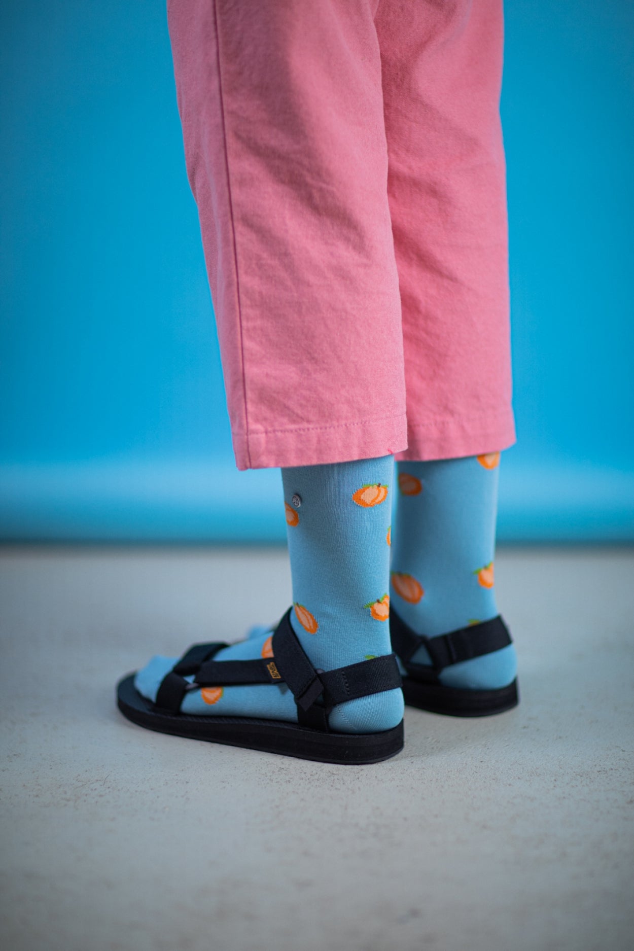 Peach | Light Blue