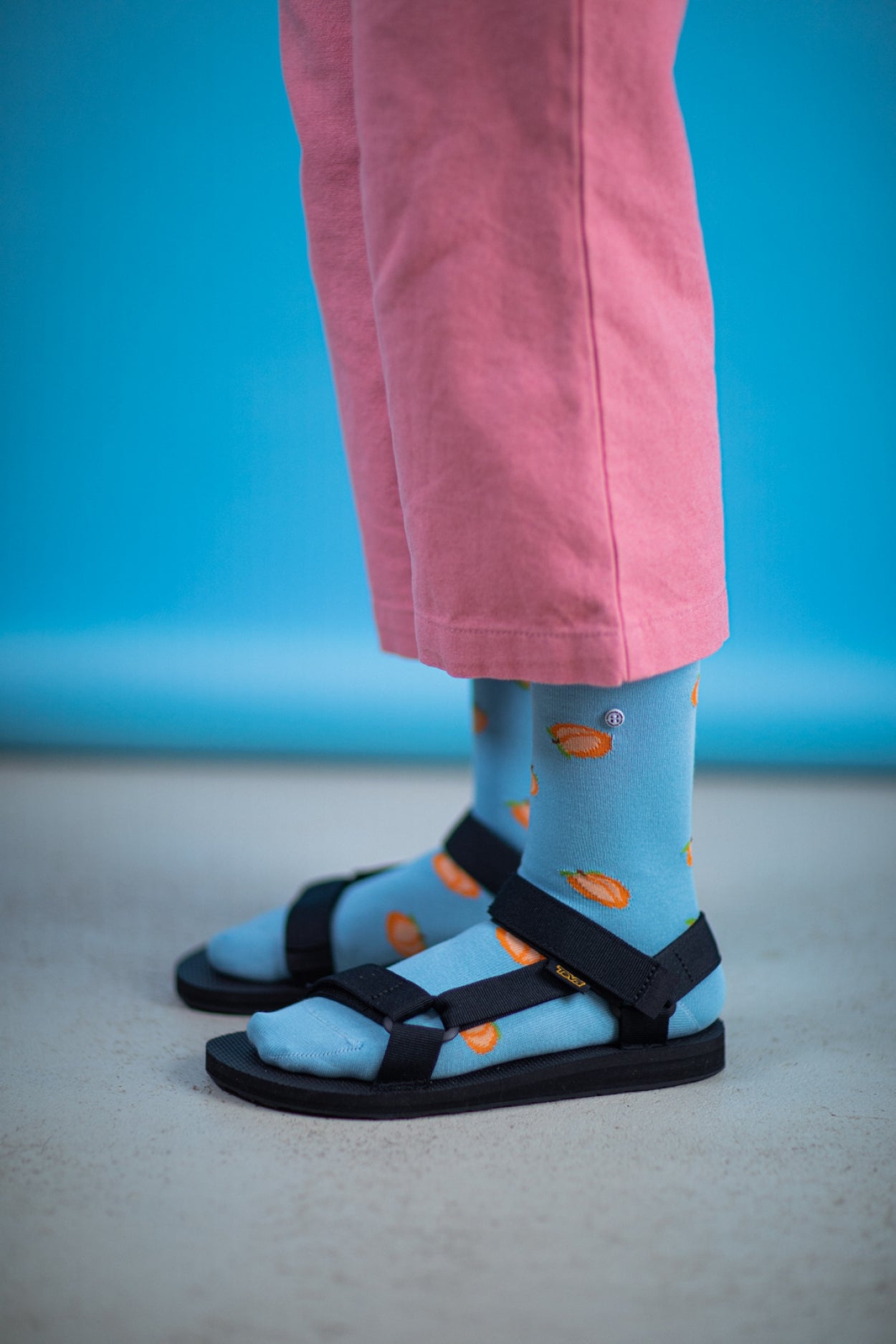 Peach | Light Blue