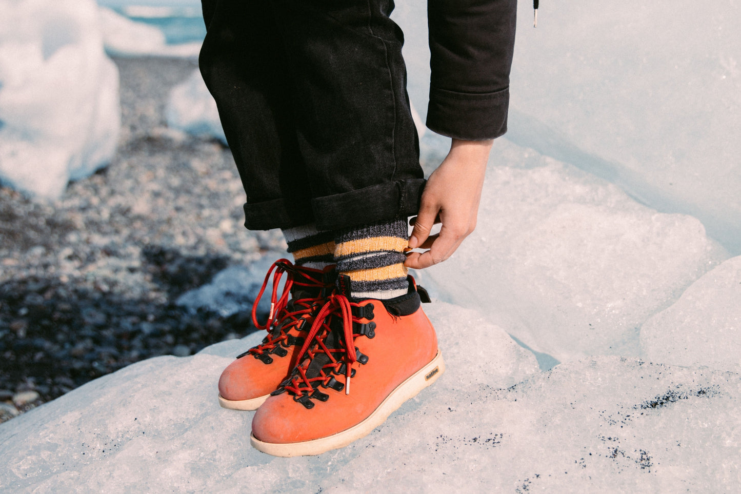 Twisted Wool Stripes | Black