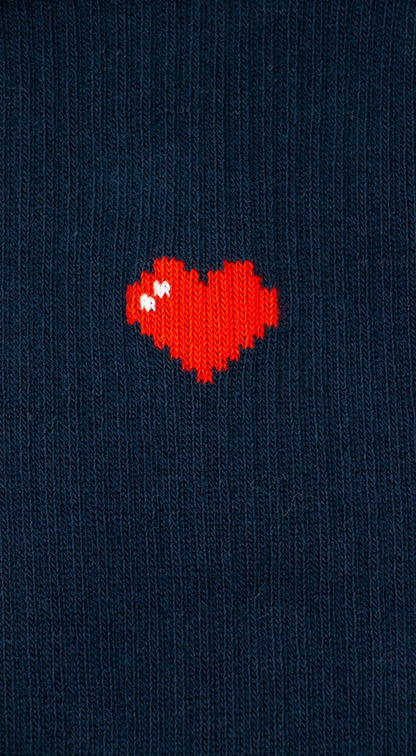 Athletic Icon Hearts | Navy