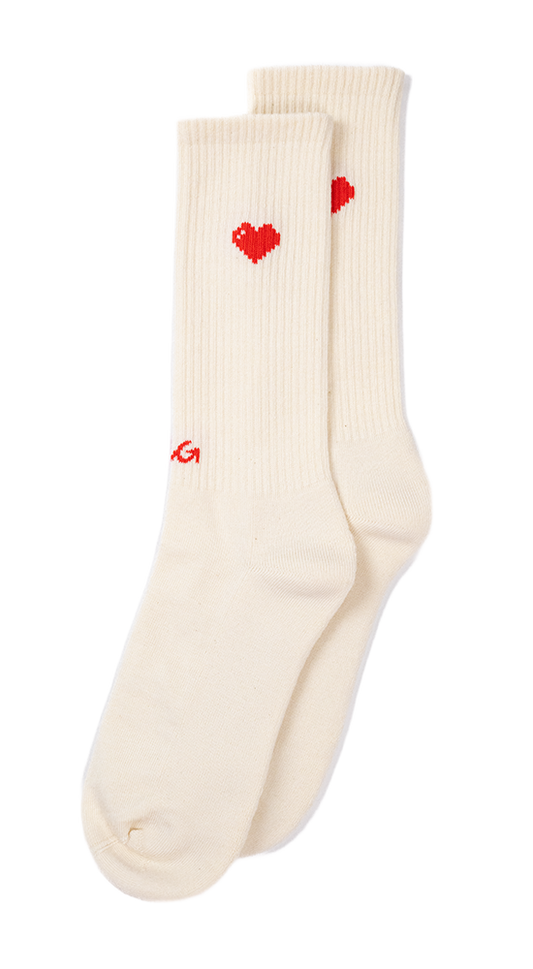 Athletic Icon Hearts | Off White