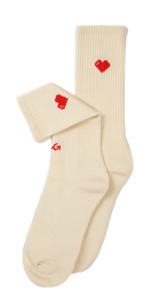 Athletic Icon Hearts | Off White