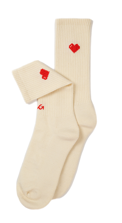 Athletic Icon Hearts | Off White