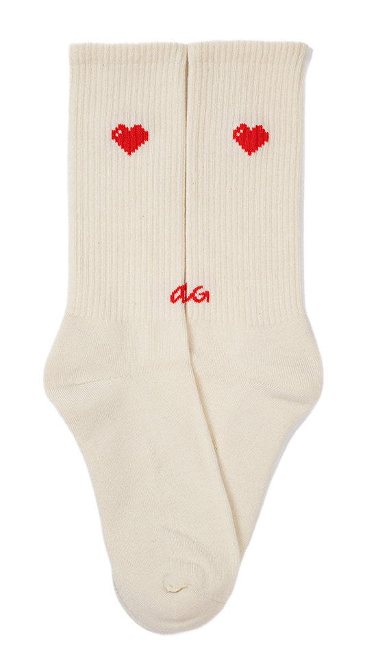 Athletic Icon Hearts | Off White