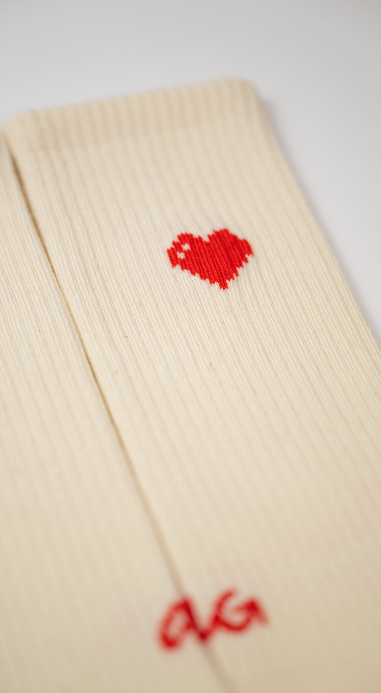 Athletic Icon Hearts | Off White