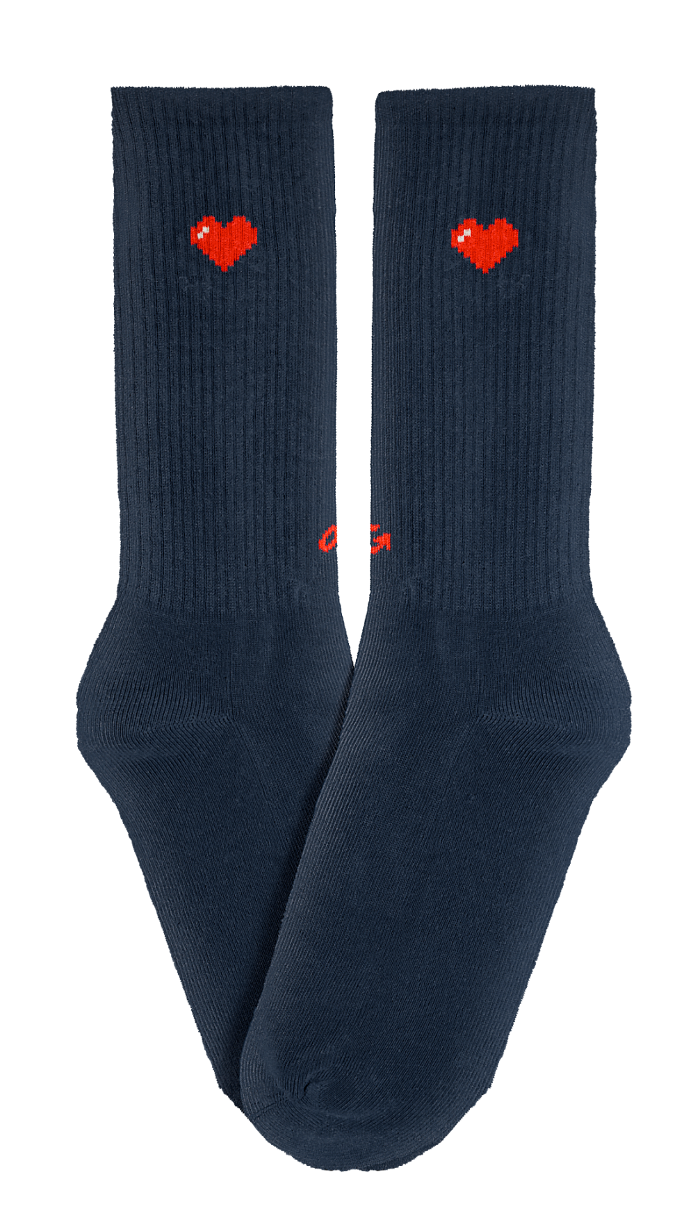 Athletic Icon Hearts | Navy