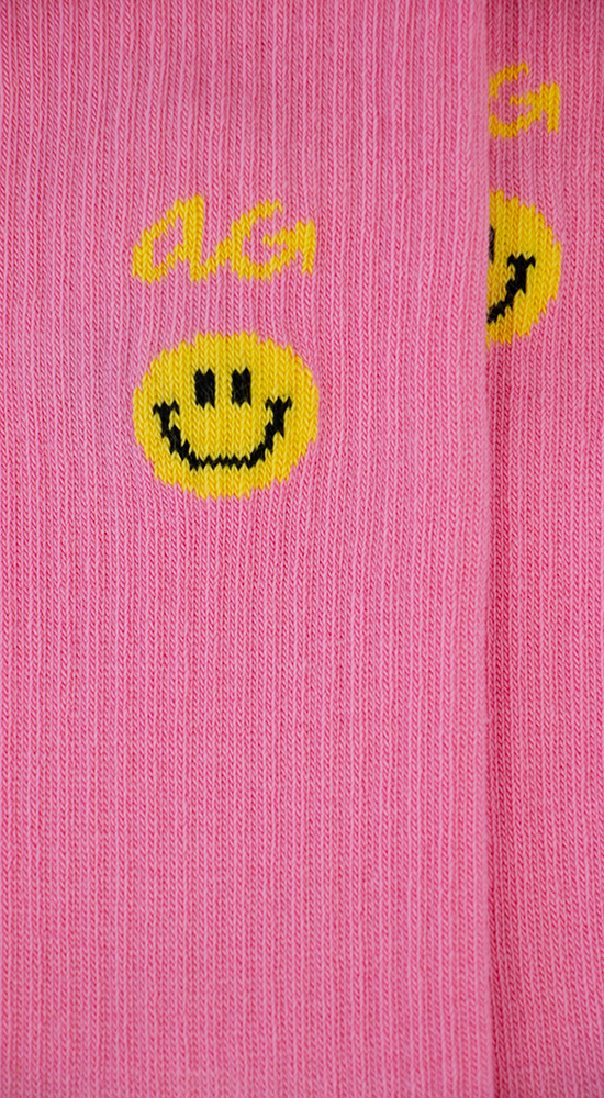 Athletic Icon Smiley | Pink