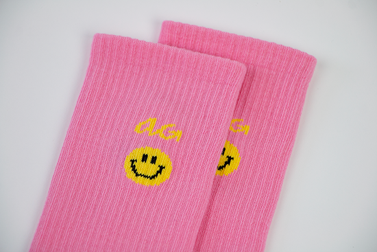 Athletic Icon Smiley | Pink