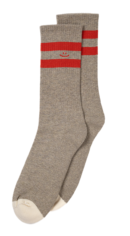 Athletic Smiley Stripes | Tobacco