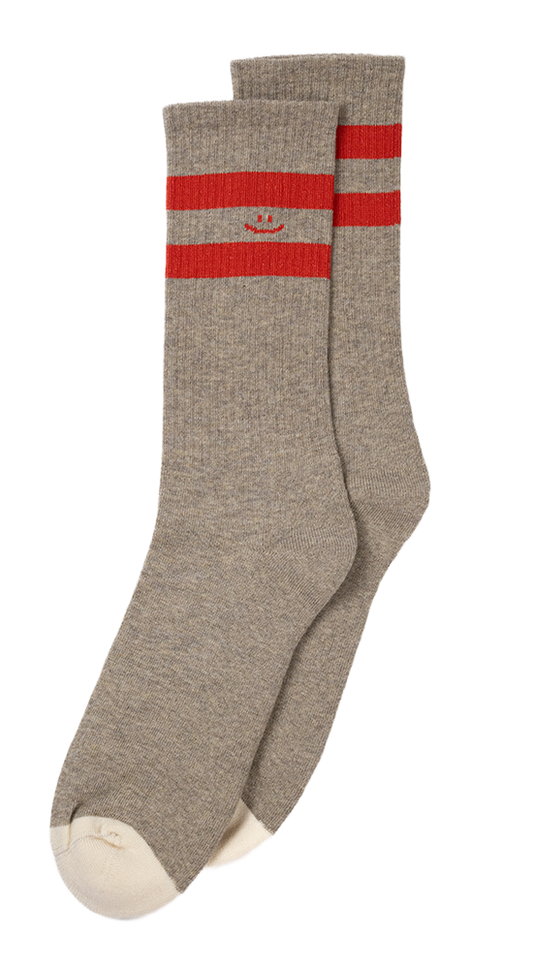 Athletic Smiley Stripes | Tobacco