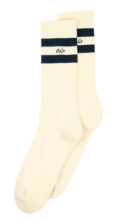 Athletic Organic Stripes | Navy