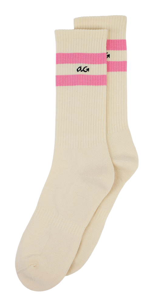 Athletic Organic Stripes | Pink