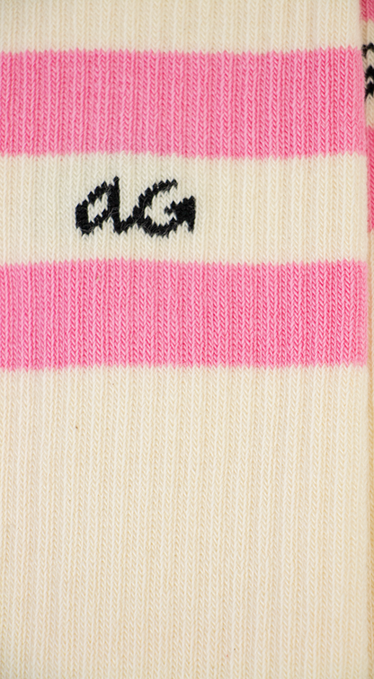 Athletic Organic Stripes | Pink