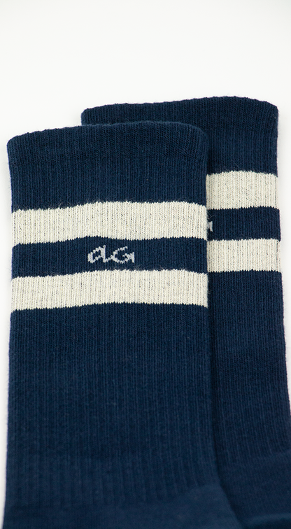 Athletic Organic Stripes | Off White