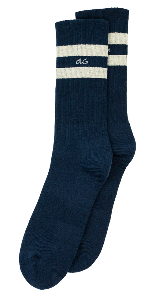 Athletic Organic Stripes | Off White